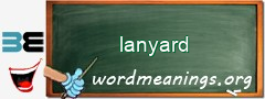 WordMeaning blackboard for lanyard